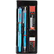 Rotring Visuclick Jel Okul Seti 0,5 mm Mekanik Kurun Kalem U ve Silgi Seti Mavi