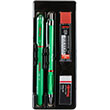 Rotring Visuclick Jel Okul Seti 0,5 mm Mekanik Kurun Kalem U ve Silgi Seti Yeil