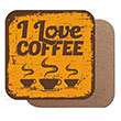 I Love Coffee Retro Vintage Tarz Ahap Bardak Altl