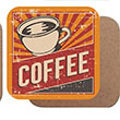 Coffee 2 Retro Vintage Tarz Ahap Bardak Altl