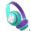 Escomgold Realme Kablosuz Kulak Üstü Kulaklık Wireless RMA66 Yeşil/Mor