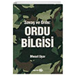Sava ve Ordu Ordu Bilgisi Mesut Uyar Yeditepe Yaynevi