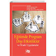 Eitimde Program D Etkinlikler Ve rnek Uygulamalar An Yaynlar