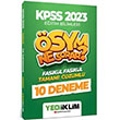 2023 KPSS Eitim Bilimleri sym Ne Sorar Tamam zml 10 Fasikl Deneme Yediiklim Yaynlar 