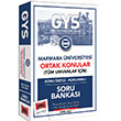 GYS Marmara niversitesi Grevde Ykselme ve Unvan Deiikliine Ynelik Ortak Konular (Tm Unvanlar in) Konu zetli Aklamal Soru Bankas Yarg Yaynlar
