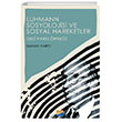 Luhmann Sosyolojisi ve Sosyal Hareketler Siyasal Kitabevi