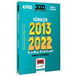 2023 KPSS Trke 2013-2022 Tamam zml km Sorular Yarg Yaynlar