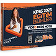 2023 KPSS Eitim Bilimleri Program Gelitirme Snf Ynetimi retim Teknolojileri ve Materyal Tasarm Video Ders Notlar Hocawebde Yaynlar