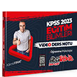2023 KPSS Eitim Bilimleri renme Psikolojisi Video Ders Notlar Hocawebde Yaynlar