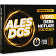2024 ALES DGS Matematik Video Ders Notlar Benim Hocam Yaynlar