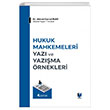 Hukuk Mahkemeleri Yaz ve Yazma rnekleri Ahmet Cemal Ruhi Adalet Yaynevi