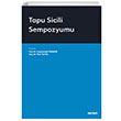 Tapu Sicili Sempozyumu Sekin Yaynclk