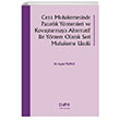Ceza Muhakemesinde Pazarlk Yntemleri ve Kovuturmaya Alternatif Bir Yntem Olarak Seri Muhakeme Usul Der Yaynlar