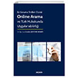 Online Arama ve Trk Hukukunda Uygulanabilirlii Candide entrk Akaner Sekin Yaynclk