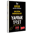 2022 KPSS Eitim Bilimleri Geliim Psikolojisi Yaprak Test Yarg Yaynlar