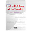 rneklerle Halkla likilerde Metin Yazarl Der Yaynlar