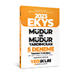 2023 MEB EKYS Mdr ve Mdr Yardmcl Tamam zml 5 Deneme Yediiklim Yaynlar