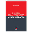 Osmanl Ceza Hukukunda Meru Mdafaa Gkcan Yaman Adalet Yaynevi
