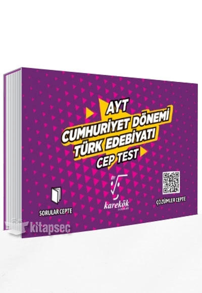 AYT Cep Test Cumhuriyet Dnemi Edebiyat Karekk Yaynlar