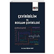 eviribilim Ve Reklam evirileri Betl zcan Dost Eitim Yaynevi