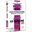 KPSS Eitim Bilimleri lme ve Deerlendirme renme Psikolojisi Tamam zml 40 Deneme Yarg Yaynlar