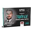 2023 KPSS Genel Yetenek İnteraktif Serisi Türkçe Video Ders Notları Yargı Yayınları