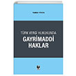 Trk Vergi Hukukunda Gayrimaddi Haklar Yaren Yitkin Adalet Yaynevi