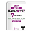 2023 KPSS Kafametre Genel Yetenek Genel Kltr Tamam zml 7 Fasikl Deneme Hoca Kafas Yaynlar