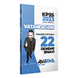 2023 KPSS Vatandalk Tamam zml 22 Deneme Snav HocaWebde Yaynlar