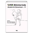 Spor Bilimlerinde Akademik almalar 11 Bilal Demirhan Gece Kitapl
