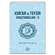 Kuran ve Tefsir Aratrmalar 2 Musa Bilgiz Marmara niversitesi lahiyat Fakltesi Vakf