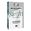 2023 ABT NEVAY Trk Dili ve Edebiyat retmenlii 10 Deneme zml Yarg Yaynlar