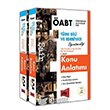 ABT Trk Dili ve Edebiyat retmenlii Konu Anlatm Seti Yarg Yaynlar