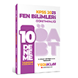 2023 ABT Fen Bilimleri retmenlii Tamam zml 10 Deneme Yediiklim Yaynlar