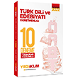 2022 ABT Trk Dili ve Edebiyat retmenlii Tamam zml 10 Deneme Yediiklim Yaynlar