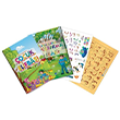 Neeli ocuk Elifbas Seti (2 Kitap + 1 Yapboz + 1 Sticker) Hayrat Neriyat