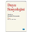 Duyu Sosyolojisi Nobel Akademik Yaynclk