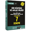 2022 ABT Din Kltr ve Ahlak Bilgisi ve mam Hatip Lisesi Meslek Dersleri retmenlii 7 Deneme zml Pegem Akademi Yaynlar