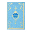 Cami Boy Kur`an- Kerim (2 Renkli, Mavi, Mhrl) Hayrat Neriyat