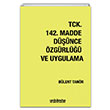 TCK 142. Madde Dnce zgrl ve Uygulama Blent Tanr On ki Levha Yaynclk