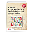 Anadili Arapa Olanlara Trke retimi Pegem Akademi