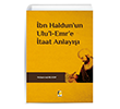 bn Haldun`un Ulu`l Emr`e taat Anlay Adalet Yaynevi
