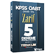 2022 KPSS ABT DKAP HL Zarif Tamam Video zml 5 Deneme Yediiklim Yaynlar