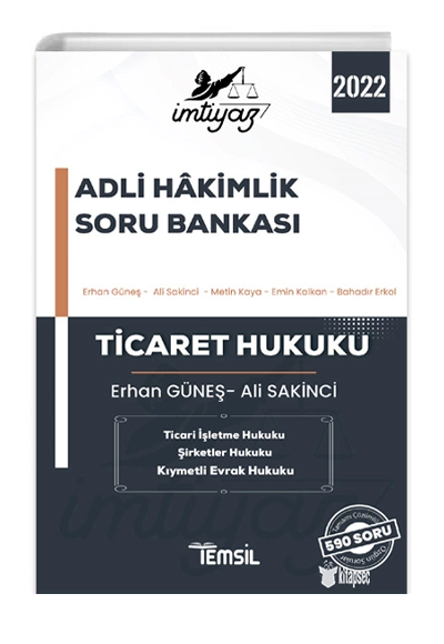 mtiyaz Adli Hakimlik Ticaret Hukuku Soru Bankas Temsil Yaynlar