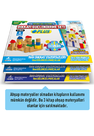 Dikkati Glendirme Seti Plus 3 Ya Kitap Adeda Yaynlar