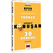 2023 KPSS Tm Adaylar in Genel Yetenek Trke Konuan 30 Deneme Yarg Yaynlar