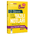 5. Snf 2. Dnem 1. ve 2. Yazl Notlar Son Tekrar Master Work Yaynlar