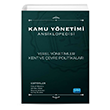 Kamu Ynetimi Ansiklopedisi Yerel Ynetimler Kent ve evre Politikalar Nobel Akademik Yaynclk
