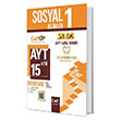 2023 YKS AYT Sosyal Bilimler-1 Birletirilmi Karne 15x16 UP Deneme zel Bask ap Yaynlar