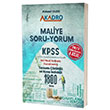 KPSS A Soru Yorum Maliye Soru Bankas 6.Bask A Kadro Yaynlar